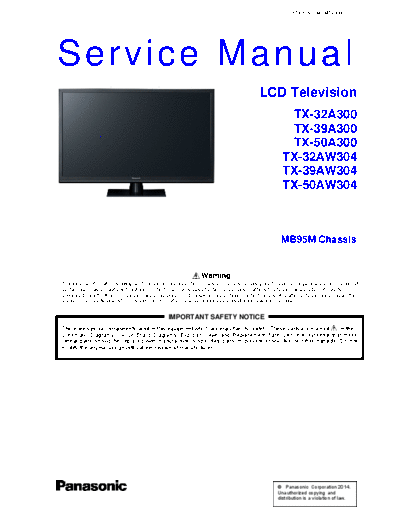 panasonic MQM1406001V7  panasonic LCD TX-50AW304 MQM1406001V7.pdf