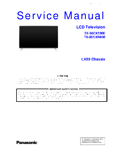 panasonic PCZ1503035CE  panasonic LCD TX-50CXR800 PCZ1503035CE.pdf