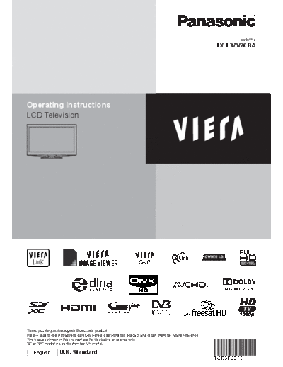 panasonic TQB0E2025 user manual  panasonic LCD TX-L37V20B TQB0E2025 user manual.pdf