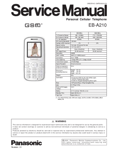 panasonic a210 ser (050414)  panasonic Tel EB-A210 a210_ser_(050414).pdf