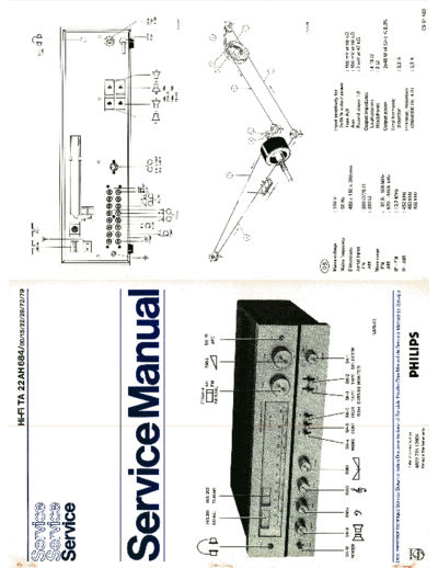 Philips hfe   ah684 service en  Philips Audio 22AH684 hfe_philips_ah684_service_en.pdf