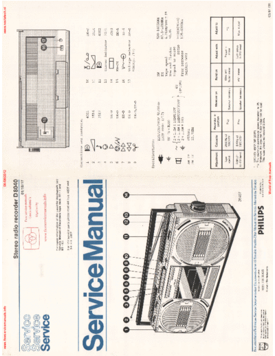 Philips d8040  Philips Audio D8040 d8040.pdf