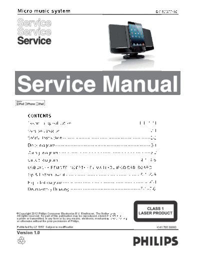 Philips service  Philips Audio DCB2077 service.pdf