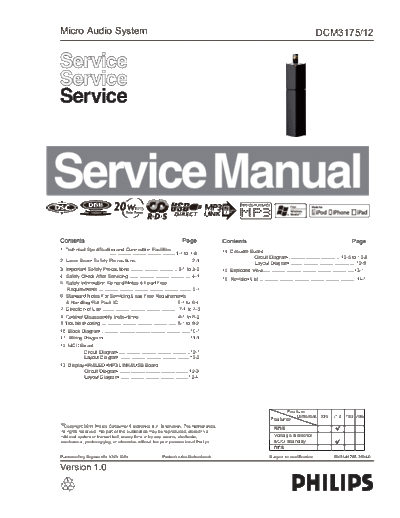 Philips dcm3175  Philips Audio DCM3175 dcm3175.pdf