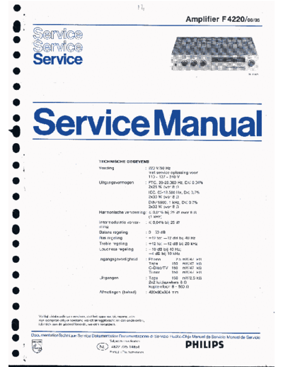 Philips hfe   f4220 service nl  Philips Audio F4220 hfe_philips_f4220_service_nl.pdf