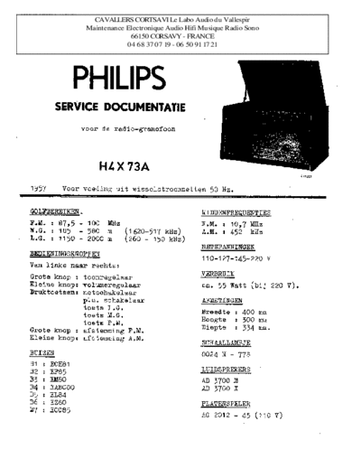Philips h4x 73 a  Philips Audio H4X73A h4x 73 a.pdf