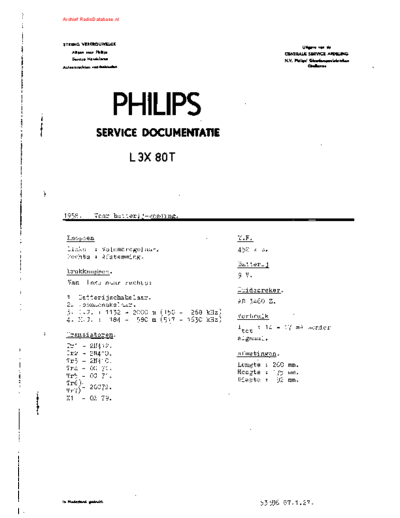 Philips L3X80T  Philips Audio L3X80T L3X80T.pdf