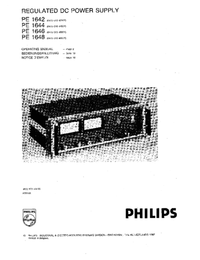 Philips pe1644 om philips en  Philips Audio PE1642 pe1644_om_philips_en.pdf