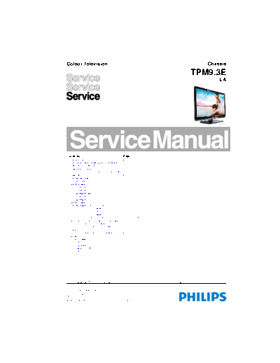 Philips TPM93ELA SB-EX-SI 1352377397  Philips LCD TV  (and TPV schematics) 19PFL3507 TPM93ELA_SB-EX-SI_1352377397.pdf