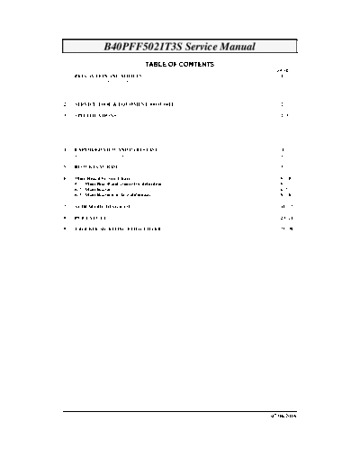 Philips B40PFF5021  Philips LCD TV  (and TPV schematics) B40PFF5021 B40PFF5021.pdf