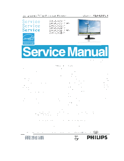 Philips PHILIPS 241S4LYCS 241S4LYCB Chassis Meridian4  Philips Monitor 241S4LYCS PHILIPS_241S4LYCS_241S4LYCB_Chassis_Meridian4.pdf