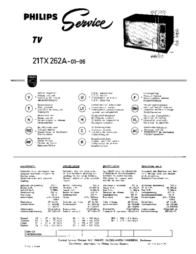Philips 21TX262A  Philips TV 21TX262A 21TX262A.pdf