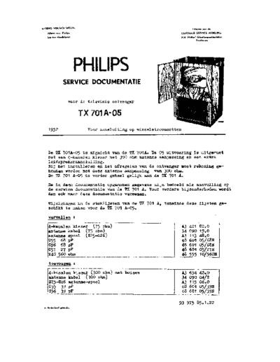 Philips TX701A-05  Philips TV TX701A TX701A-05.pdf