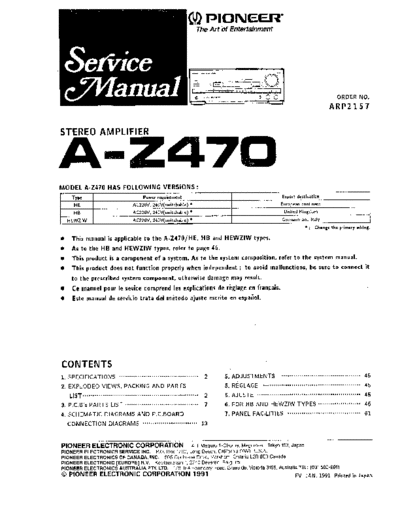 Pioneer -AZ470 amp  Pioneer Audio A-Z470 Pioneer-AZ470 amp.pdf