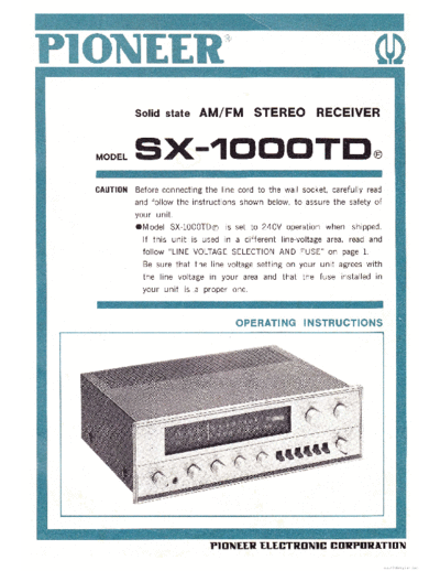 Pioneer hfe   sx-1000td service  Pioneer Audio SX-1000TD hfe_pioneer_sx-1000td_service.pdf