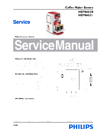 Philips service  Philips Coffee Maker Senseo HD7860-20 service.pdf