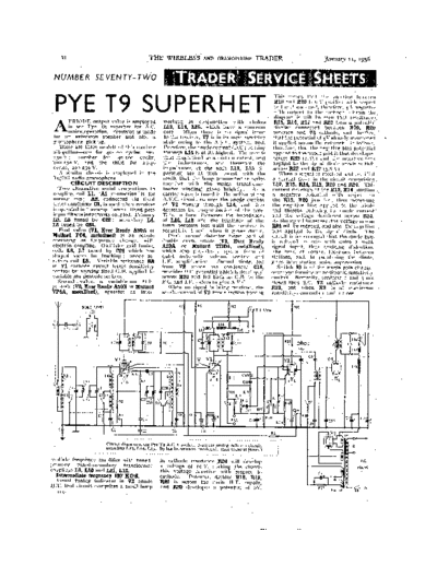. Rare and Ancient Equipment Pye T9  . Rare and Ancient Equipment PYE (GB) Pye_T9.pdf