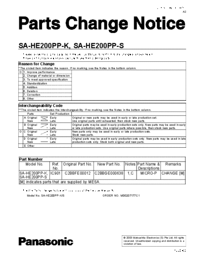 panasonic md0302047p1  panasonic Bullettines Bulletins buleitins new AUDIO md0302047p1.pdf