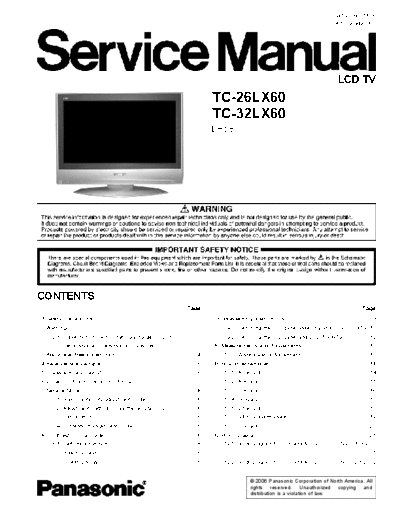 panasonic LH58 TC-26LX60 TC-32LX60  panasonic LCD LH58 TC-26LX60 TC-32LX60.pdf