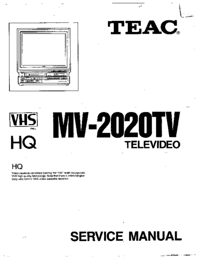 teac MV 2020TV  teac TV VCR MV_2020TV.PDF