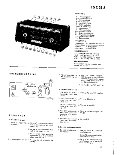 Philips B5X23A  Philips Historische Radios B5X23A B5X23A.pdf
