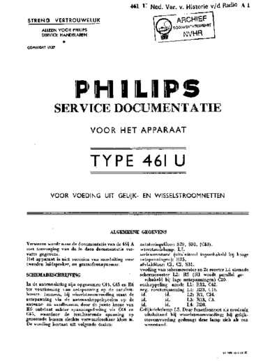 Philips 461U  Philips Historische Radios 211U Philips_461U.pdf