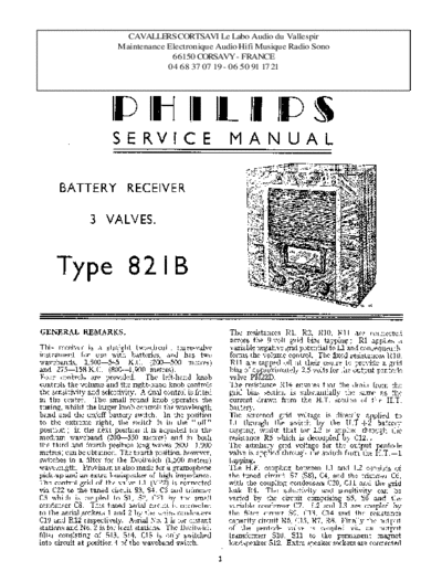 Philips 821 b  Philips Historische Radios 821B 821 b.pdf