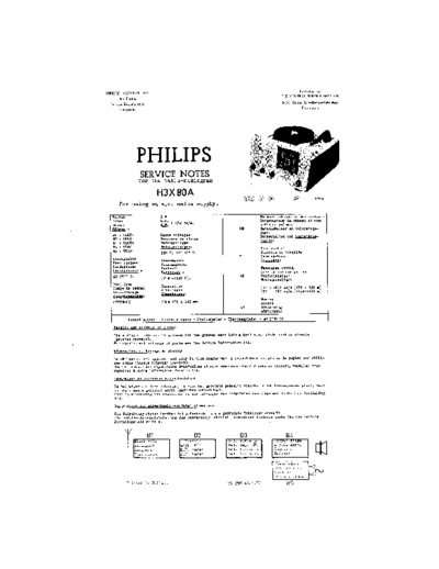 Philips H3X80A  Philips Historische Radios H3X80A H3X80A.pdf