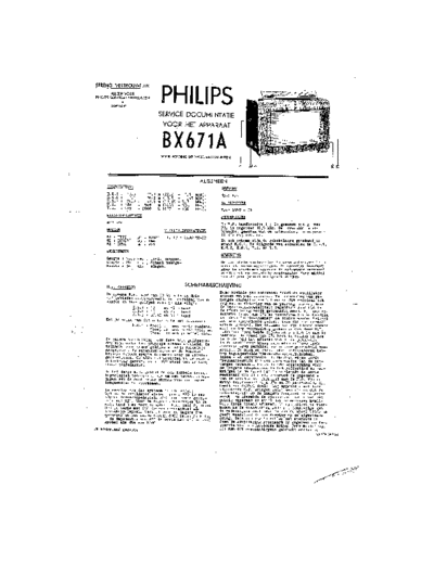 Philips BX671A  Philips Historische Radios BX671A BX671A.pdf
