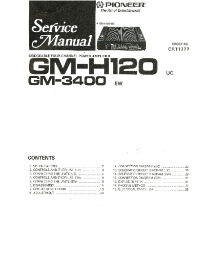Pioneer hfe   gm-h120 3400 schematic  Pioneer Car Audio GM-3400 hfe_pioneer_gm-h120_3400_schematic.pdf