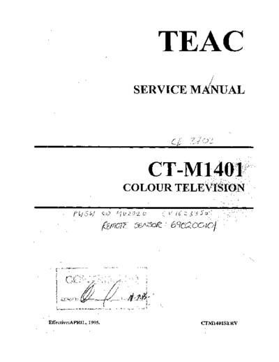 teac CTM1401  teac TV CTM1401.pdf