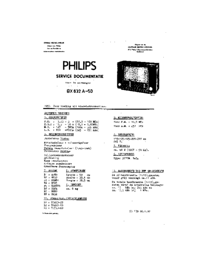 Philips BX632A  Philips Historische Radios BX632A BX632A.pdf