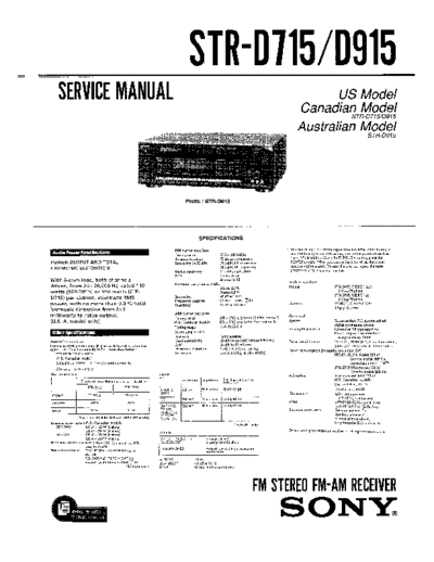 Sony STR-D715 915  Sony Sony STR-D715_915.pdf