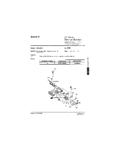 Sony Car0208  Sony Car Stereo Service Bulletin Car0208.pdf