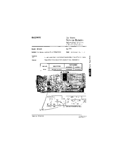 Sony Car0211  Sony Car Stereo Service Bulletin Car0211.pdf