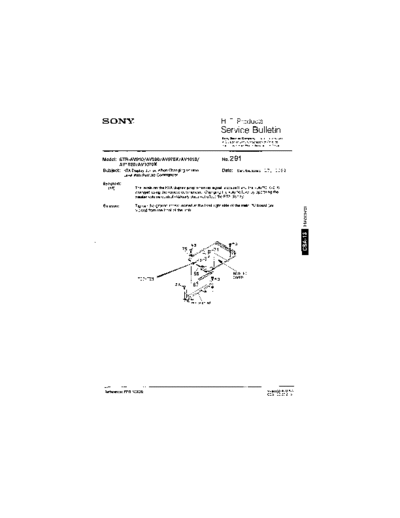 Sony HFP0291  Sony HiFi Service Bulletin HFP0291.PDF