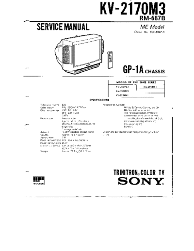 Sony KV-2170M3  Sony SONY KV chassis KV-2170M3.pdf