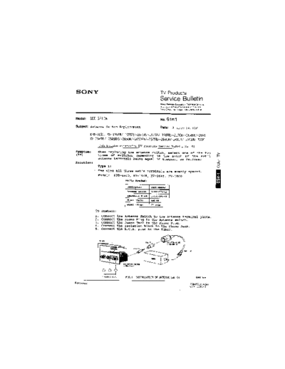 Sony TVP0061  Sony sony tv bulletins sony tv bulletins TVP0061.pdf