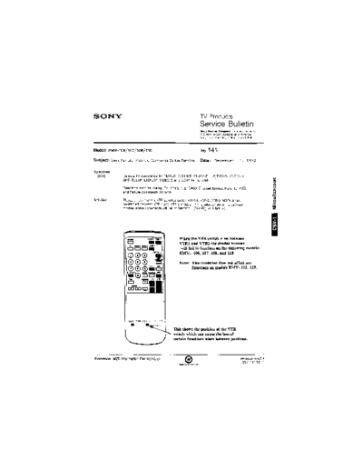 Sony TVP0141  Sony sony tv bulletins sony tv bulletins TVP0141.pdf