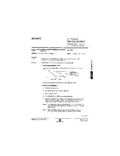 Sony TVP0146  Sony sony tv bulletins sony tv bulletins TVP0146.pdf