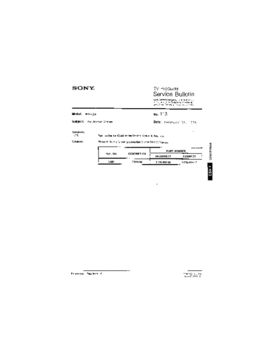 Sony TVP0113  Sony sony tv bulletins sony tv bulletins TVP0113.pdf