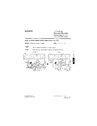 Sony TVP0125  Sony sony tv bulletins sony tv bulletins TVP0125.pdf