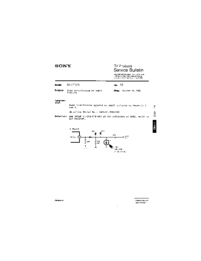 Sony tvp0011  Sony sony tv bulletins sony tv bulletins tvp0011.pdf