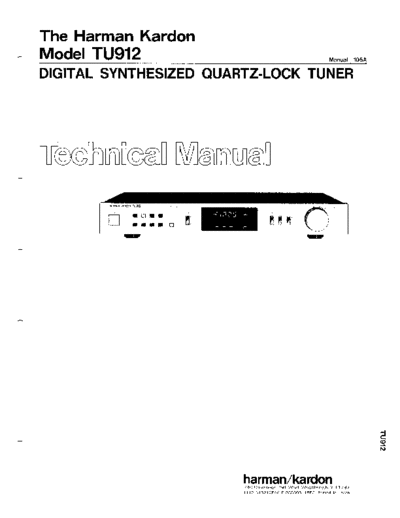 Harman Kardon TU-912  Harman Kardon TU TU-912 TU-912.pdf