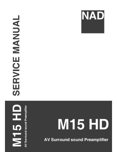 NAD M-15HD  NAD M M-15HD M-15HD.pdf