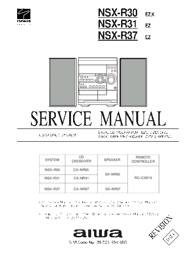 AIWA NSX-R30  AIWA ����������� ������ ����������� ������ Aiwa NSX-R30 NSX-R30.pdf