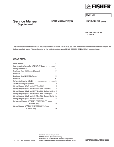 Fisher DVD-SL30  Fisher DVD DVD-SL30 DVD-SL30.pdf