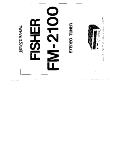 Fisher FM-2100  Fisher FM FM-2100 FM-2100.pdf