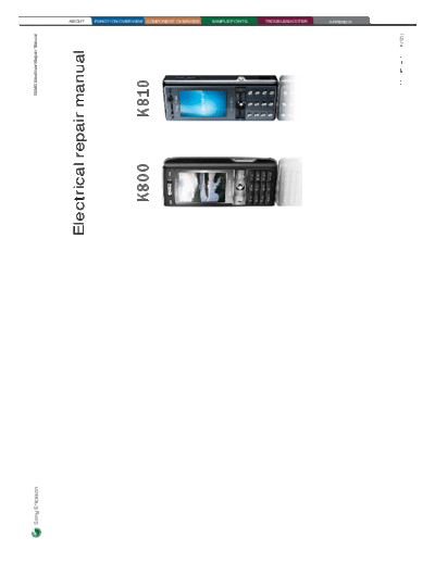 Sony Ericsson K810  Sony Ericsson Mobile Phones ������� ������� Sony Ericsson K810 SONY ERICSSON K810.pdf