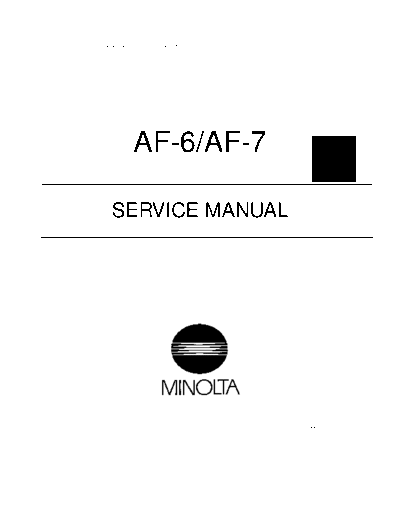 Minolta AF6 AF7  Minolta Copiers Di350 orig_man Service Manuals Option Af6_af7 AF6_AF7.PDF